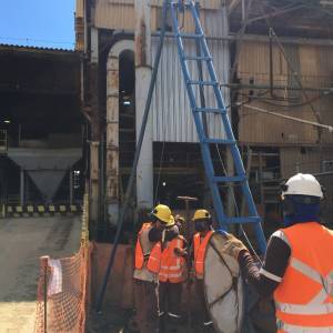 Sondagem a percussão tipo SPT