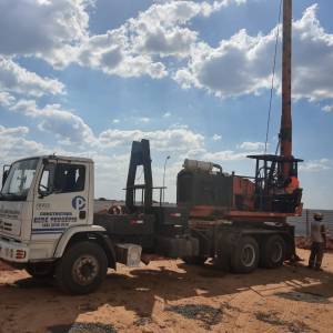 Estacas escavadas com trado mecânico